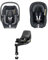 Maxi-Cosi FamilyFix 360 i-Size Base, Pebble 360 i-Size Baby Car Seat, Pearl 360 i-Size Toddler Car Seat Bundle - One-Hand FlexiSpin Rotation, Click & Go Installation, 0-4 Years, 40-105 cm, Graphite