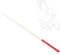 JINGHUA3 Gerten Flogger Hart Holz Peitsche Rattanstränge Reitgerten 60 CM Flirten Peitschen Erotik Fetisch Spanking Rollenspiel Sklave SM Bondage BDSM Sex Spielzeug Für Frauen Und Männer (Rot)