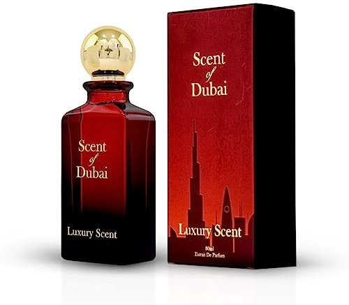 LUXURY SCENT Scent of Dubai Extrait De Perfume 80ML Oriental Unisex Oud Perfume Long Lasting Fragrance with Rose, Saffron, & Amber Arabian Scent for Men & Women Perfect for Special Occasions