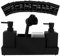 TOOSII 2 Pack Glass Soap Dispenser Bottle with Pump Soap Dispenser Set Refillable Liquid Glass Bottle Shampoo Lotion Bottle with Pump for Laundry Room Kitchen
