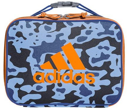 adidas 977618 Foundation Bolsa de almuerzo aislada, poliéster, flujo borroso/naranja señal
