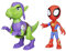 Hasbro Marvel Spidey e i suoi fantastici amici, Dino-Web, set di action figure di Spidey e Goblin Raptor