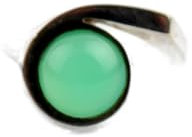 Wunderschöne Chrysopras Ring Gr. 15/55