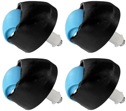 GUWIE Rueda Delantera, Compatible for Cecotec Conga 3090 3091 3092, Repuestos De Rueda De Robot Aspirador Piezas de Repuesto (Color : 4pcs)