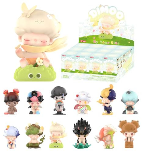 POP MART DIMOO By Your Side Series Whole Set 2.5 inches Articulated Character Premium Design gifts for women Fan-Favorite blind box Collectible Toy Art Toy Action Figure