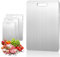 3PCS Chopping Board Set, S316 Stainless Steel Chopping Board, Double-Sided Food Grade Cutting Board, Dishwasher Safe Ideal for Handling Meat and Vegetables Separately Non-Stick Durable Easy to Clean