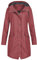 Générique Manteau Femme Hiver Ample Sweat à Capuche Coton Ado Fille Gilet Automne Vetement Chaud Coupe-Vent 2024 05Rouge XXL
