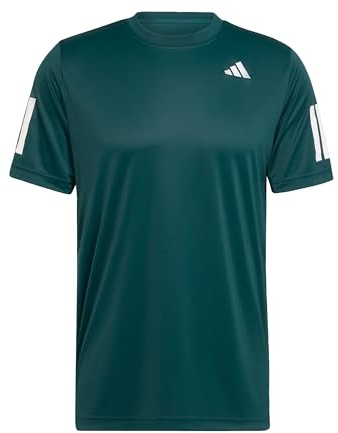 Adidas Herren Club Tennis Climacool 3-Stripes T-Shirt, Aurora Ivy, M