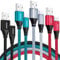 USB C Charger Cable 0.5M+1M+2M+3M (4Pack) Type C Charger Cable Fast Charging 3A Nylon Braided USB C Cable for iPhone 15 Plus Pro Max, Samsung Galaxy S24/S23/S22, Huawei P40/P30, Google Pixel