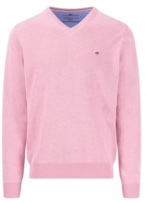 FYNCH-HATTON Pullover aus Baumwolle mit V-Ausschnitt Peony/XXL