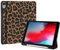 Fycyko Compatible with iPad Air 11-inch M3 2025/M2 2024/10.9 Air 5th 4th Generation 2022 2020 with Pencil Holder, Cute Leopard Pattern Protective Case-Brown