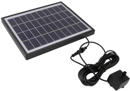 SUPVOX Pompe à Fontaine Solaire 12V 5W pour Bain d'Oiseaux Pompe Flottante 500L/H Solaire Matériau Solide Fonctionnement Automatique