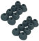 Rhinenet 16 PCS Silicone Tips Replacement Earbuds Tips for Powerbeats Pro, Beats X, Beats Flex, Urbeats, BeatsTour Wireless Earphone Ear Tips Fit in The Charging Case Ear Covers, S/M/L, Dark Gray