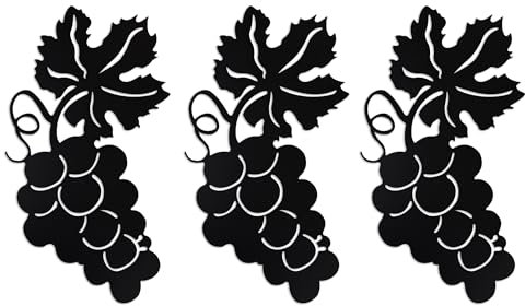 UNUS Dekoartikel Weinrebe in schwarz