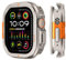 Suphart 2 in 1 Cover Compatibile con Apple Watch Ultra 2/Ultra and Apple Watch Serie 10 Metallo Custodia, Bumper Robusto con Copertura Posteriore per iWatch 46mm 49mm, Titanio
