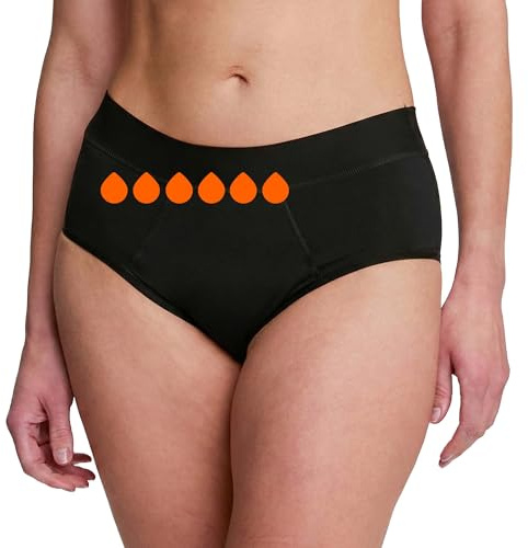 snuggs® inkontinenz slip damen – Inkontinenz Unterwäsche Damen, Waschbare Periodenunterwäsche & Inkontinenzslip – Atmungsaktiv, Wiederverwendbar, Waschbar – Bequemer, Sicherer Schutz