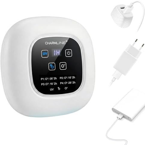 Charmline K06 Purificador de Aire Portátil 3 en 1 con Aromaterapia