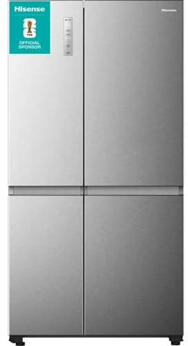 Hisense PureFlat RS5P668SSCC Wifi Connected Total No Frost American Fridge Freezer - Silver/Stainless Steel - C Rated