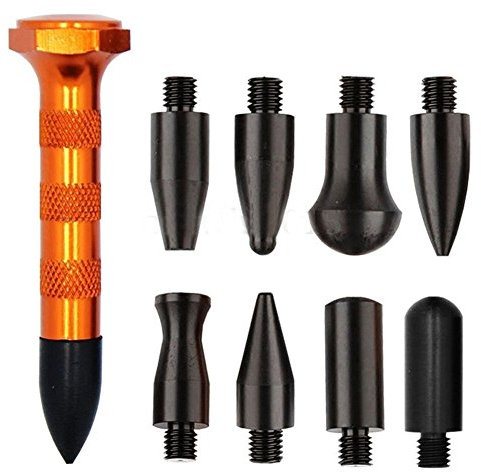 Sconosciuto Kit di Strumenti per la rimozione delle ammaccature Senza verniciatura, 9 testine