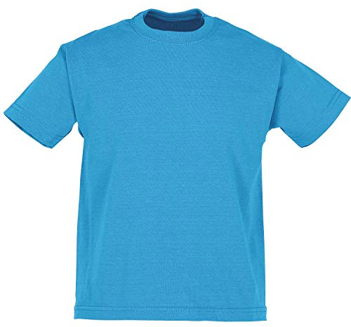 Fruit of the Loom Boys' Valueweight T Kids T-Shirt, Blue Zu, 4 Years
