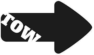 Plott Aufkleber Tow Pfeil Bogen Spruch Sticker Autoaufkleber Fun OEM JDM