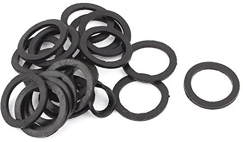 Aexit 20mm x 15mm x 1mm Rubber O-Ring Hose Gasket Sealing Flat Washer Black 20Pcs for PG7 Cable Gland (19228d7efd3c963040f8614e23b17a0e)