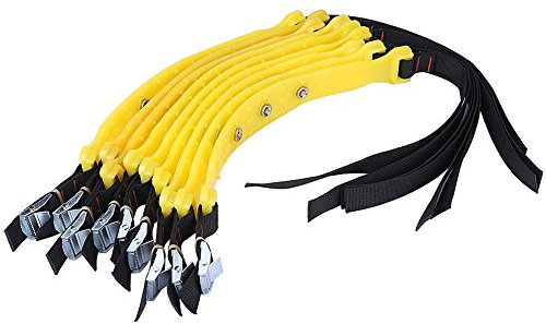 KIMISS Anti-Rutsch Reifen Ketten, 10pcs 185-225mm Universal Reifen Anti-Rutsch Gürtel Schneekette, Auto Sicherheit Reifen Ketten Auto Sicherheit Schlamm Outdoor für Auto LKW SUV