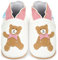Juicy Bumbles Lauflernschuhe Mädchen Krabbelschuhe Babyschuhe/Rosa Teddybär 6-12 Monate (Größe 20/21)