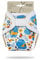 Petit Lulu Größe 1 PUL Überhose (2-6 kg) | Klett | Newborn Windelüberhose | Baby Regenbogen Windelhose | Stoffwindeln für Neugeborene | Hergestellt in EU (Flusspferde)
