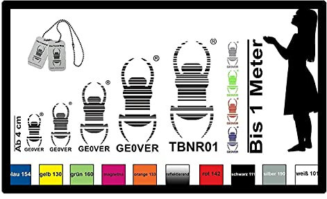 geo-versand Geocaching Autoaufkleber Konfigurator eigene Nr, Neue Nr, Kontur Travelbug trackable 52 Wunschfarben Käfer
