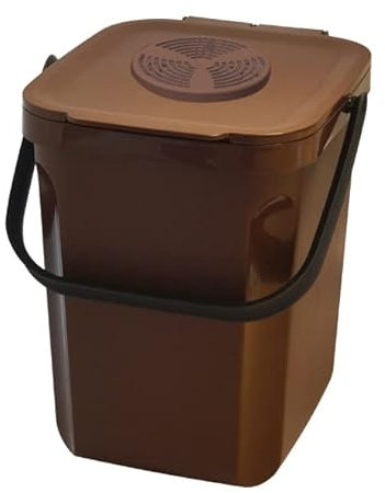 Poubelle pré-compostage Organik Green - 10l - marron