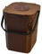 Poubelle pré-compostage Organik Green - 10l - marron