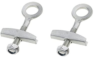 SZOMH Verstellschraube 2X Kettenspanner Einstellschraube für 47cc, 49cc Mini Motor Pocket Dirt Bike Ersatzteile