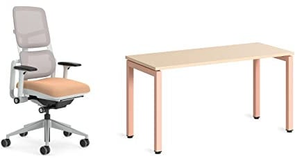 Steelcase Please Air - Ergonomischer, höhenverstellbarer Bürodrehstuhl Ottima Portico - Homeoffice-Schreibtisch