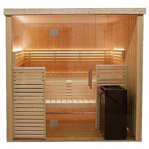 Cabine de Sauna Harvia 206 x 160,8 x 202 cm 2 ou 3 Personnes poêle à Sauna fournis