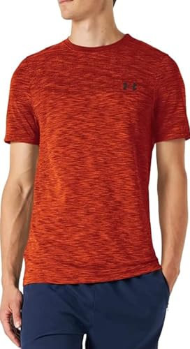 Under Armour Vanish Herren-T-Shirt, nahtlos, kurz rmelig, Rogue Orange/Schwarz-851, L