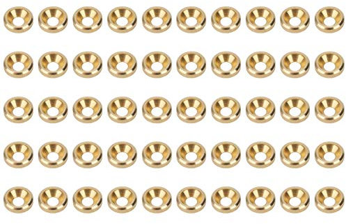 Senkkopfschrauben Unterlegscheiben 50 Stück Reinkupfer Flachkopfdichtung Für Industrie (M3)