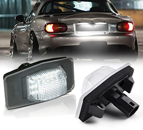 2 Stück Nummernschildbeleuchtung für M/azda 323 P/rotege M/iata MX-5 NB T/ribute EP MPV LW F/amilia A/llegro