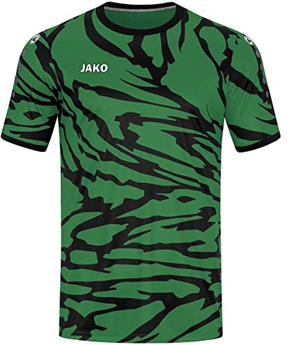 JAKO Herren Trikot Animal (Kurzarm), Sportgrün/Schwarz, M