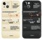 nurkorki 2 Stück Puffer Handyhülle für iPhone 13 Hülle 6,1,Hot Off Sports Shoes White or Black Label Case Weiche Silikon Stoßfeste Stoßstange Handyhülle für Jungen Mädchen Frauen Cooles Design