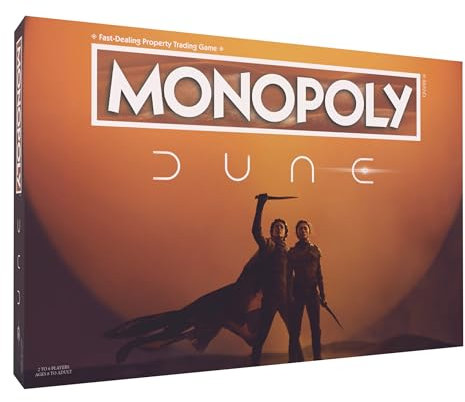 Monopoly: Dune | Play as The Ducal Ring, Crysknife, Gom Jabbar & More | Offiziell lizenziertes Sammelspiel basierend auf dem Film Dune