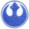 Rebel Alliance Aufnäher / Abzeichen, bestickt, Blau