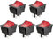 Heschen Interrupteur basculant ON/OFF à 4 bornes, lumière rouge (5)