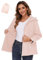 EFFAN Regenjacke Damen Wasserdicht Atmungsaktiv Regenmantel Trekkingjacke Sommer Laufjacke Wanderjacke Leichte Funktionsjacke Faltbar Windbreaker Rosa L