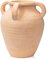 Oairse Handmade Flower Vase 25CM Tall Terracotta Vases Vintage Ceramic Vase for Flowers Rustic Antique Decor with 4 Handles Wide Mouth Matte Finish for Home Office Resto Café Decoration