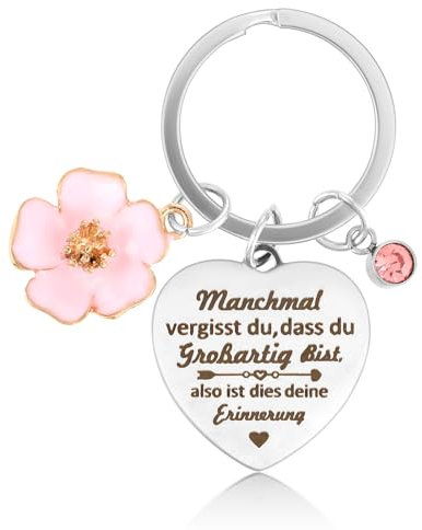 Ouligay Dankeschön Schlüsselanhänger Mutmacher Geschenke für Frauen Adventskalender Füllung Weihnachtsgeschenke Kleinigkeiten Lehrerin Abschiedsgeschenk Kollegen Mama Beste Freundin Krankenschwester