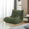 Sitzsack Sofa Couch Bodenstuhl mit Rückenlehne Lesesessel Bequem Lazy Sofa Bean Bag Chair Lounge Stuhl Schlafzimmer Wohnzimmer Möbel für Erwachsene und Kinder (Grün)