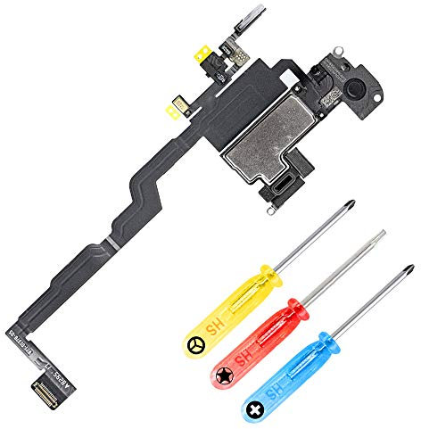 MMOBIEL Haut-Parleur Interne Compatible avec iPhone XS - 5.8 inch - 2018 - Ecouteur/Earpiece Speaker Remplacement - INCL. Capteur de proximité et Tournevis