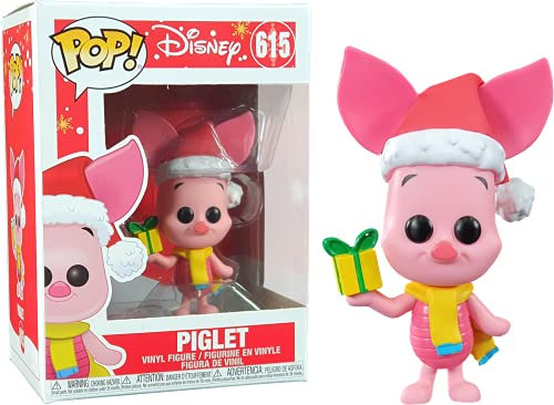 Funko Pop! Vinyl Disney: Holiday - Piglet - Winnie The Pooh - Vinyl-Sammelfigur - Geschenkidee - Offizielle Handelswaren - Spielzeug Für Kinder und Erwachsene - TV Fans - Modellfigur Für Sammler