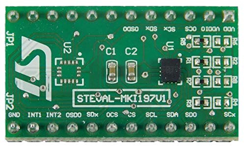Unbekannt STMicroelectronics LSM6DSOX Adapter Board for a Standard DIL24 Socket Entwicklungskit, Adapterplatine fur